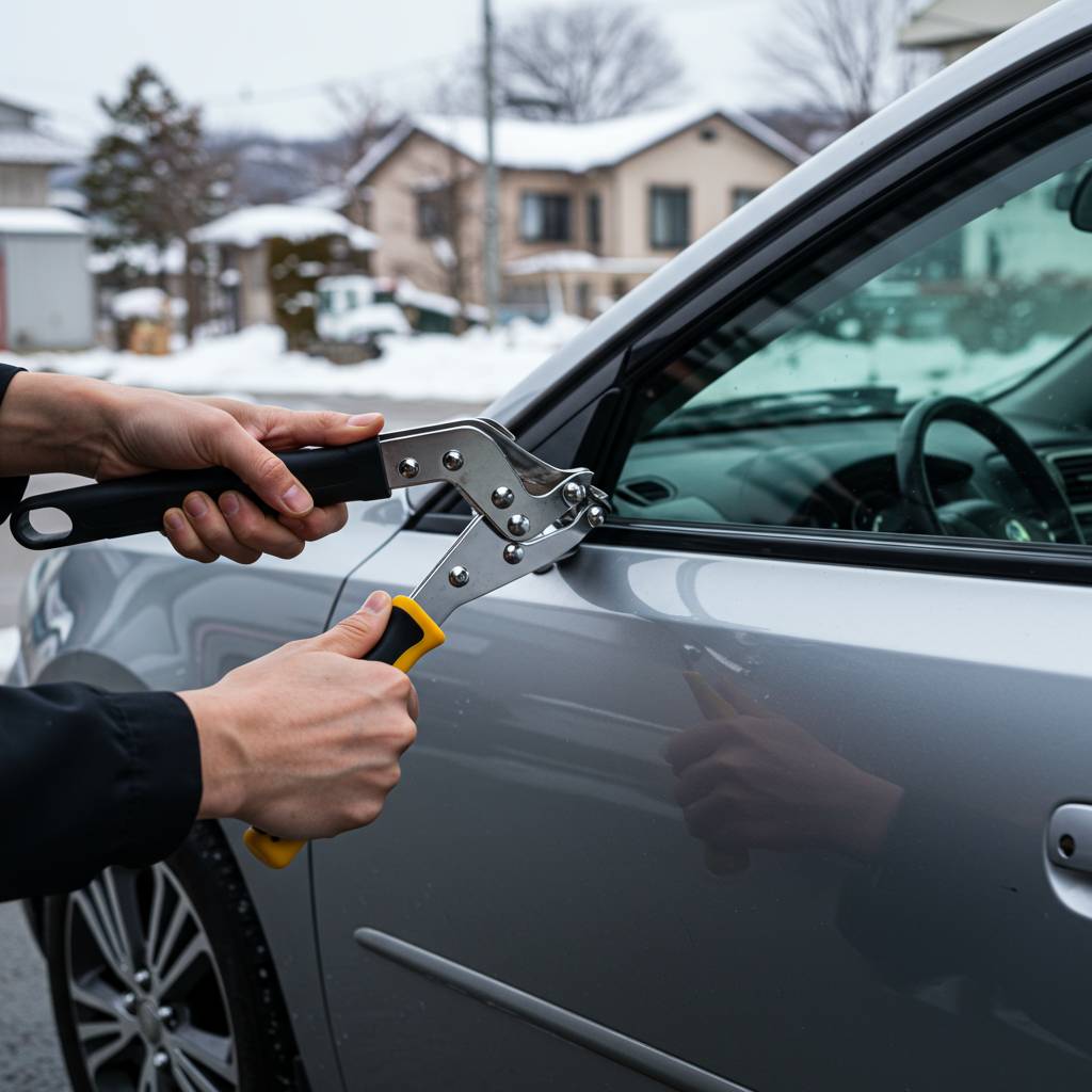 車のへこみを自分で直す?札幌でDIY修理を試してみた
