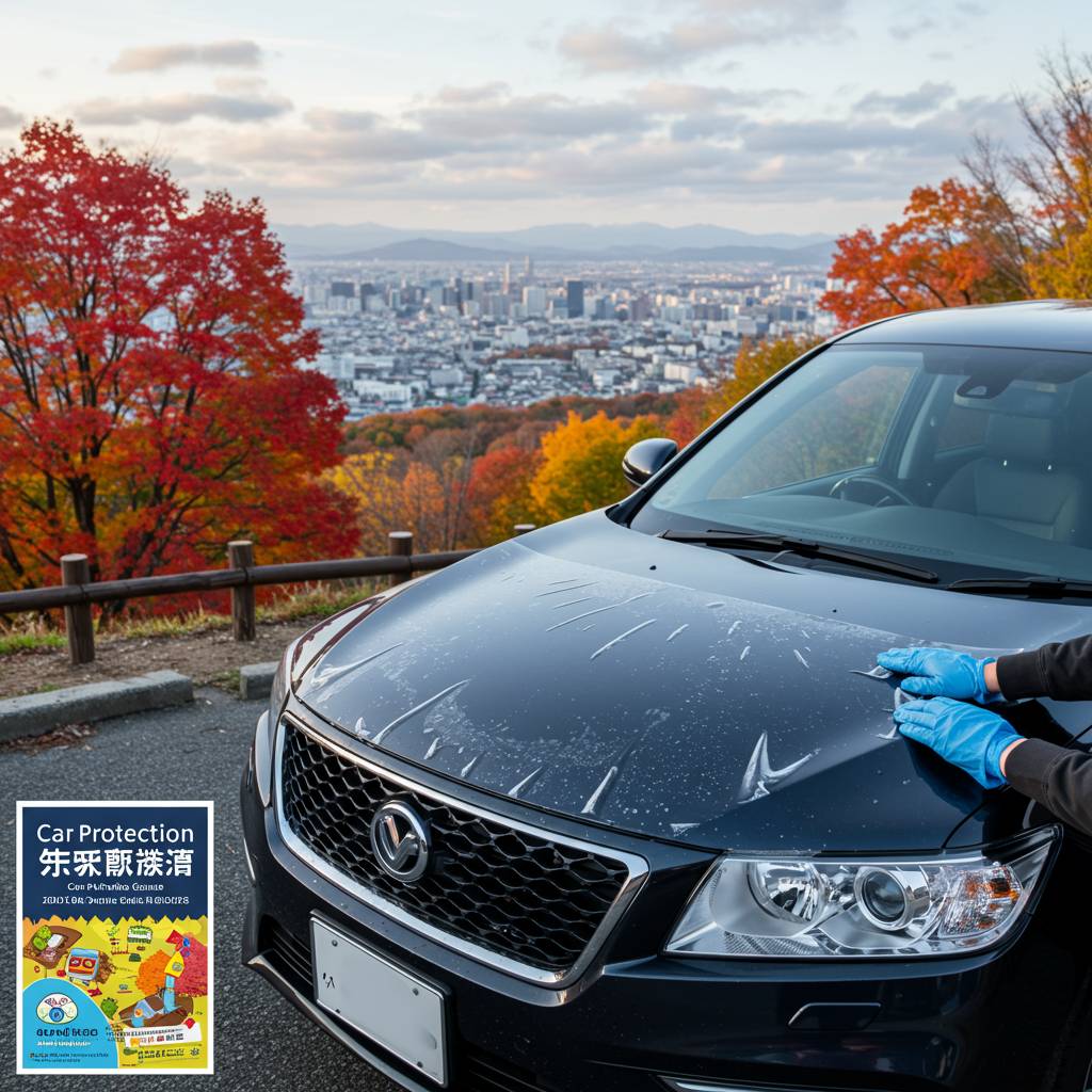 行楽シーズンの札幌市、車の傷を防ぐためのガイド