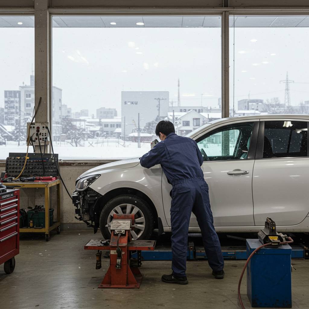雪国札幌での車へこみ修理、ベストな選択肢とは？｜ピッカーズ札幌店 – 札幌市の車のキズ・ヘコミ、板金修理専門店