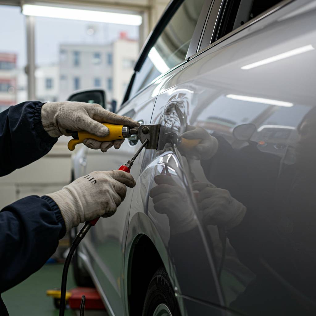 札幌市内で見つけた！車のへこみ修理の達人｜ピッカーズ札幌店 – 札幌市の車のキズ・ヘコミ、板金修理専門店