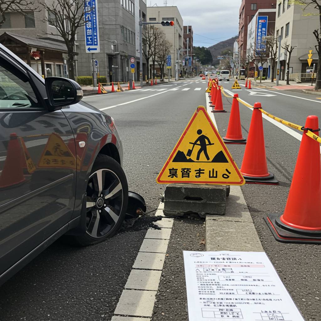札幌市の道路工事で増加中!知っておくべき車の傷と賠償請求法