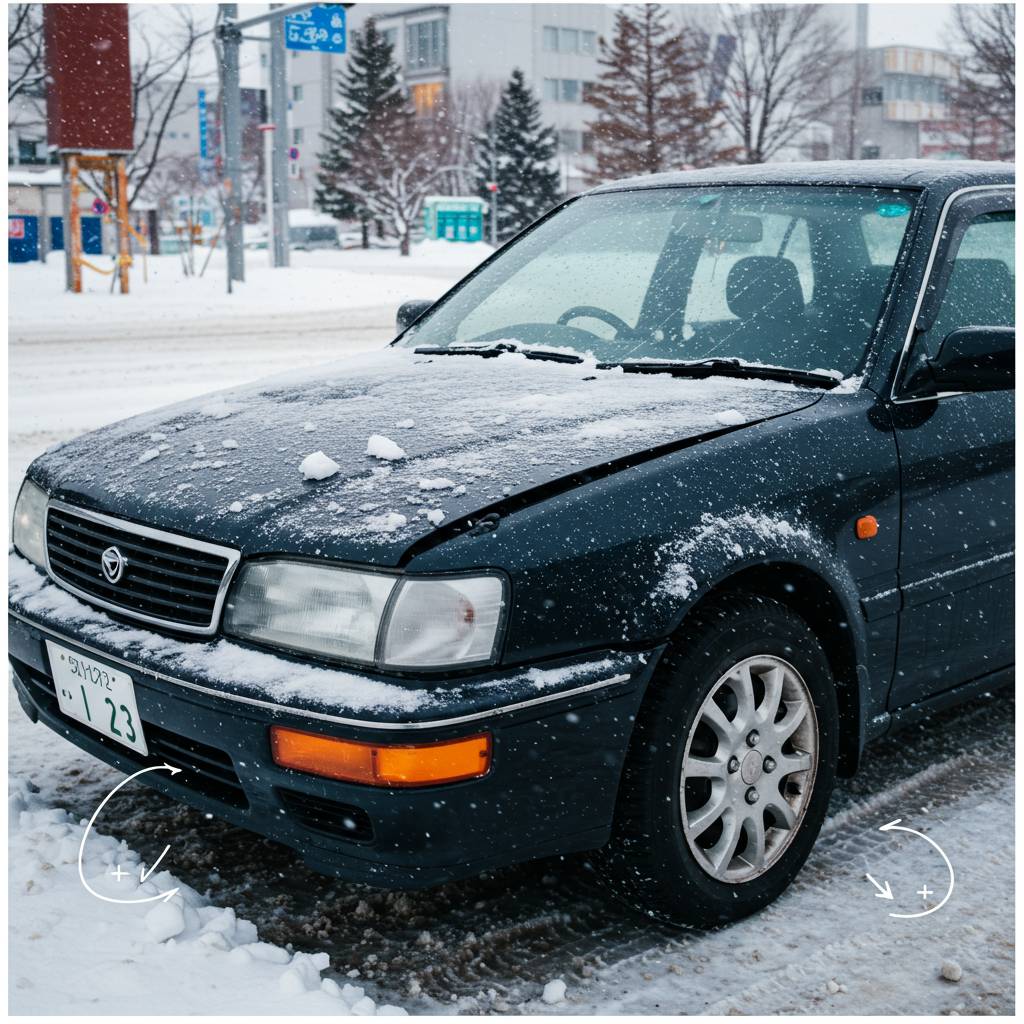 札幌の交通事情が生む特殊な車の傷とその原因分析｜ピッカーズ札幌店 – 札幌市の車のキズ・ヘコミ、板金修理専門店