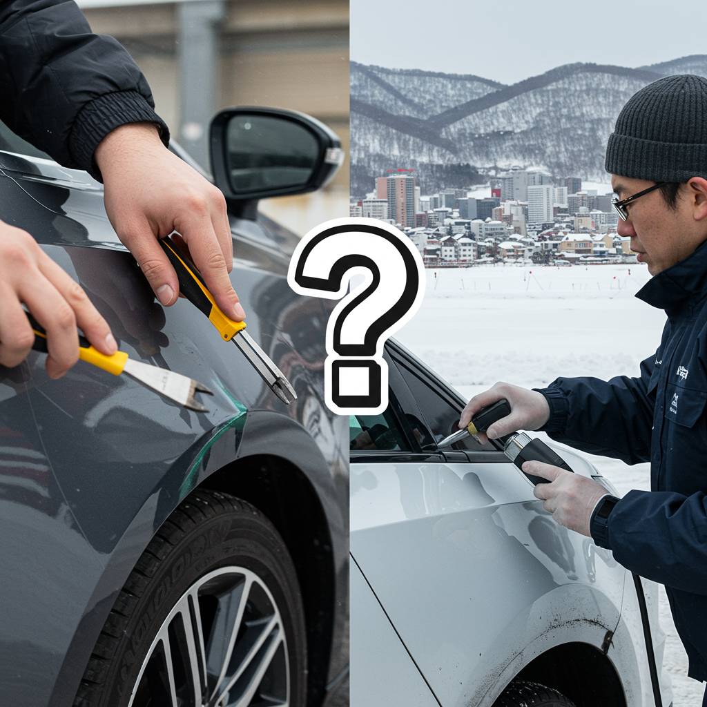 【札幌発】車のへこみを自分で修理？プロに頼む？正しい判断基準｜ピッカーズ札幌店 – 札幌市の車のキズ・ヘコミ、板金修理専門店
