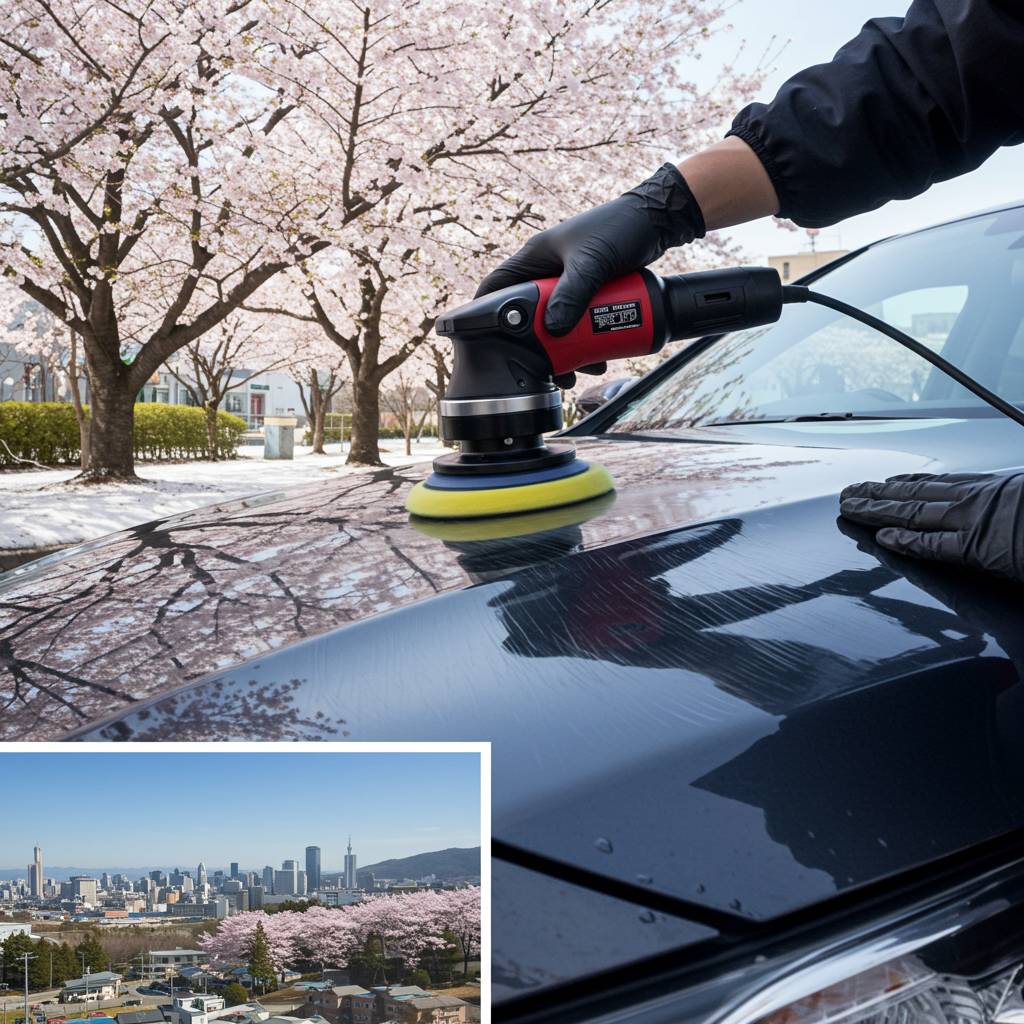 札幌の春到来！冬の間についた車の傷を完璧に消す方法｜ピッカーズ札幌店 – 札幌市の車のキズ・ヘコミ、板金修理専門店