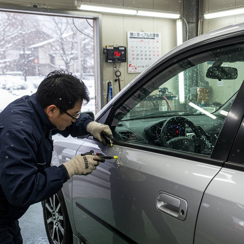 札幌の厳寒期に学ぶ、車のへこみ修理タイミングと注意点｜ピッカーズ札幌店 – 札幌市の車のキズ・ヘコミ、板金修理専門店