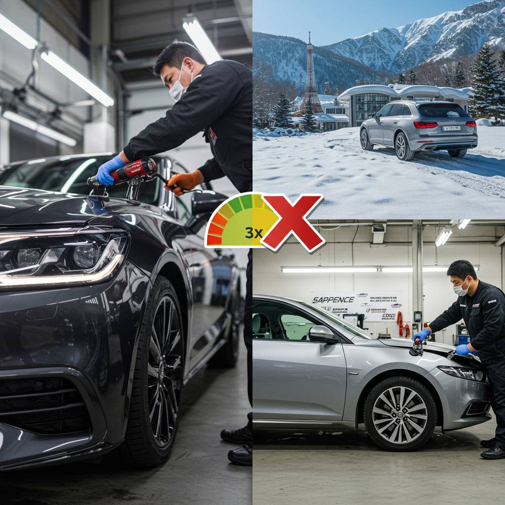 【衝撃検証】札幌市内の車へこみ修理、料金差は最大3倍だった|ピッカーズ札幌店 – 札幌市の車のキズ・ヘコミ、板金修理専門店