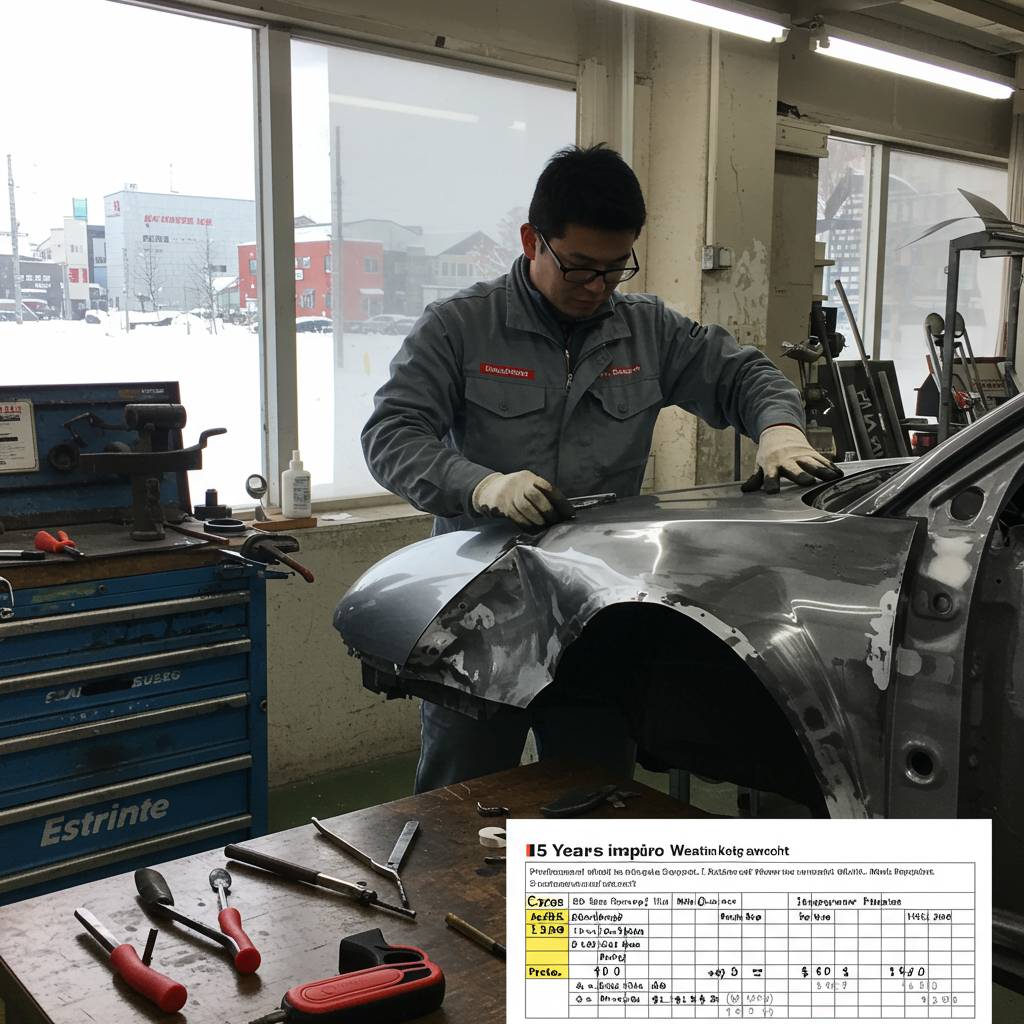札幌在住15年、プロが教える板金修理の適正相場｜ピッカーズ札幌店 – 札幌市の車のキズ・ヘコミ、板金修理専門店