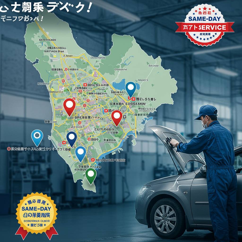 札幌市内で最短当日対応!車のへこみ修理おすすめ店マップ
