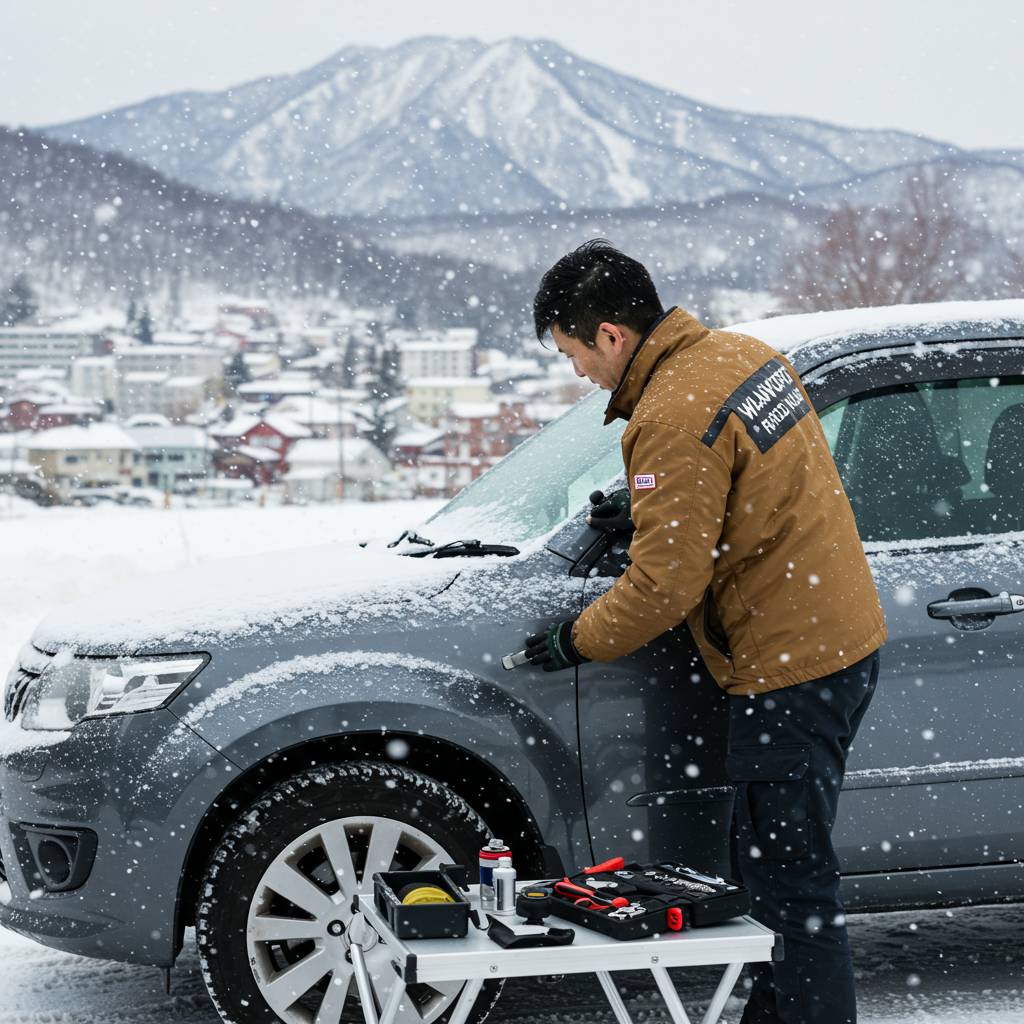 冬の札幌ドライバー必読!車のへこみ予防と応急修理テクニック|ピッカーズ札幌店 – 札幌市の車のキズ・ヘコミ、板金修理専門店
