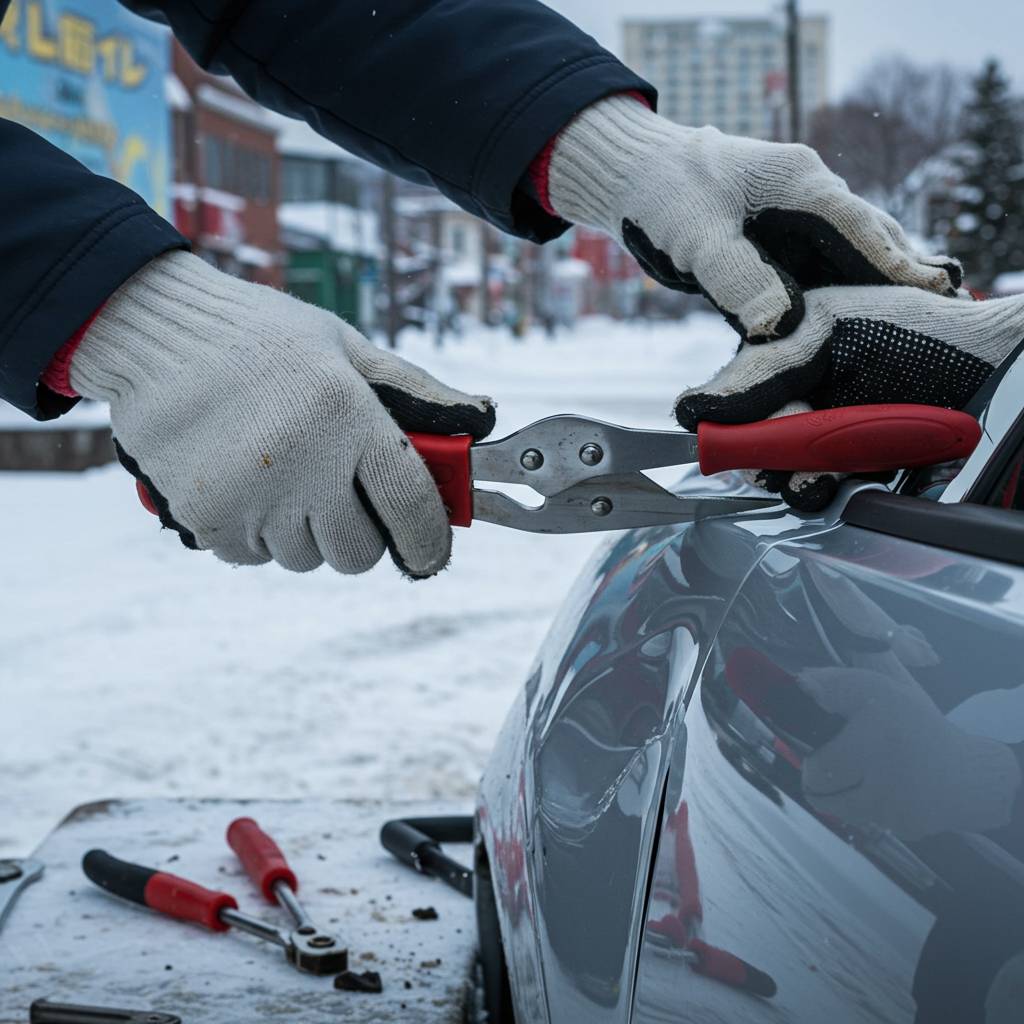 雪国札幌で車のへこみトラブル解決法！プロが教える自力修理テクニック｜ピッカーズ札幌店 – 札幌市の車のキズ・ヘコミ、板金修理専門店