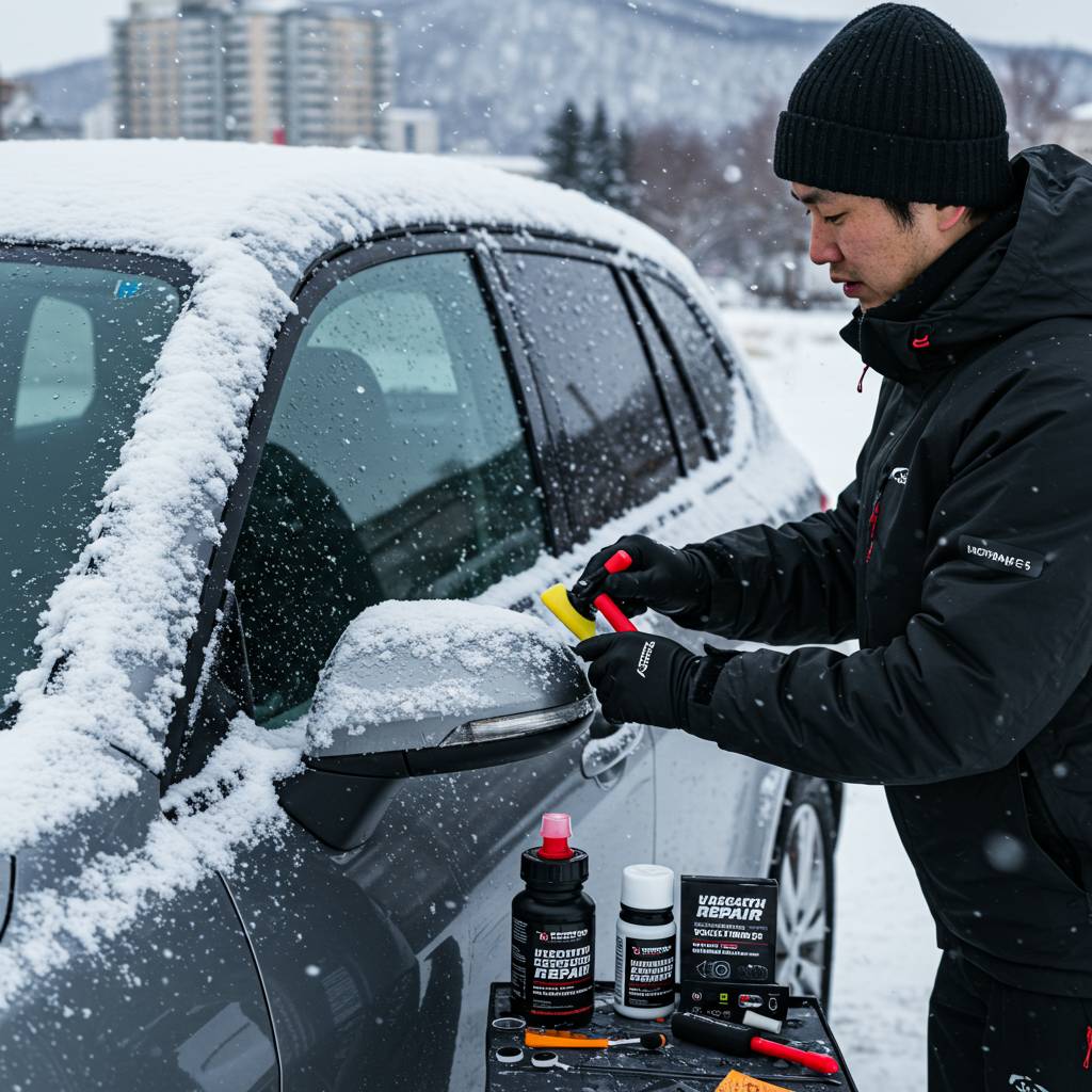 札幌の厳寒期でも効果あり！DIY車傷消し完全ガイド｜ピッカーズ札幌店 – 札幌市の車のキズ・ヘコミ、板金修理専門店