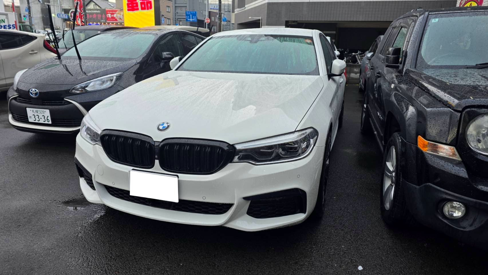 BMW５シリーズ　エグレキズ｜ピッカーズ札幌店 – 札幌市の車のキズ・ヘコミ、板金修理専門店