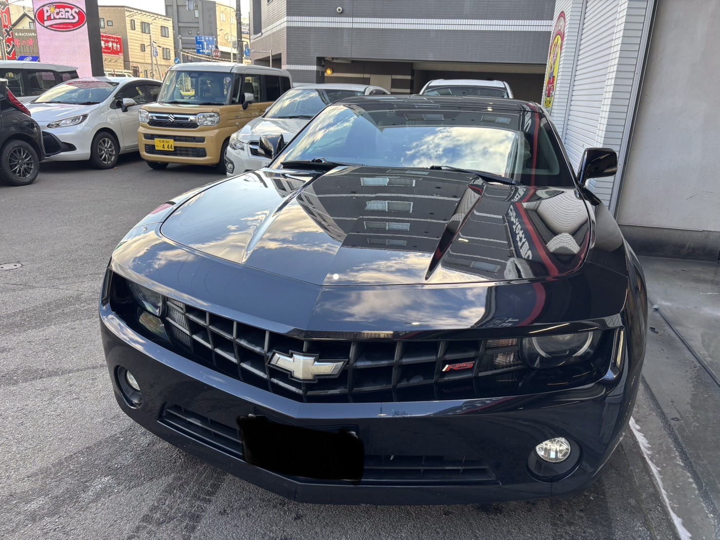 シボレーカマロ ヘコミ｜ピッカーズ札幌店 – 札幌市の車のキズ・ヘコミ、板金修理専門店