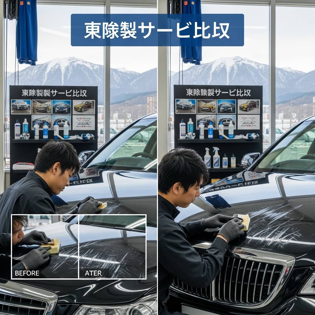 札幌ドライバー必読：知らないと損する車の傷消しサービス比較｜ピッカーズ札幌店 – 札幌市の車のキズ・ヘコミ、板金修理専門店