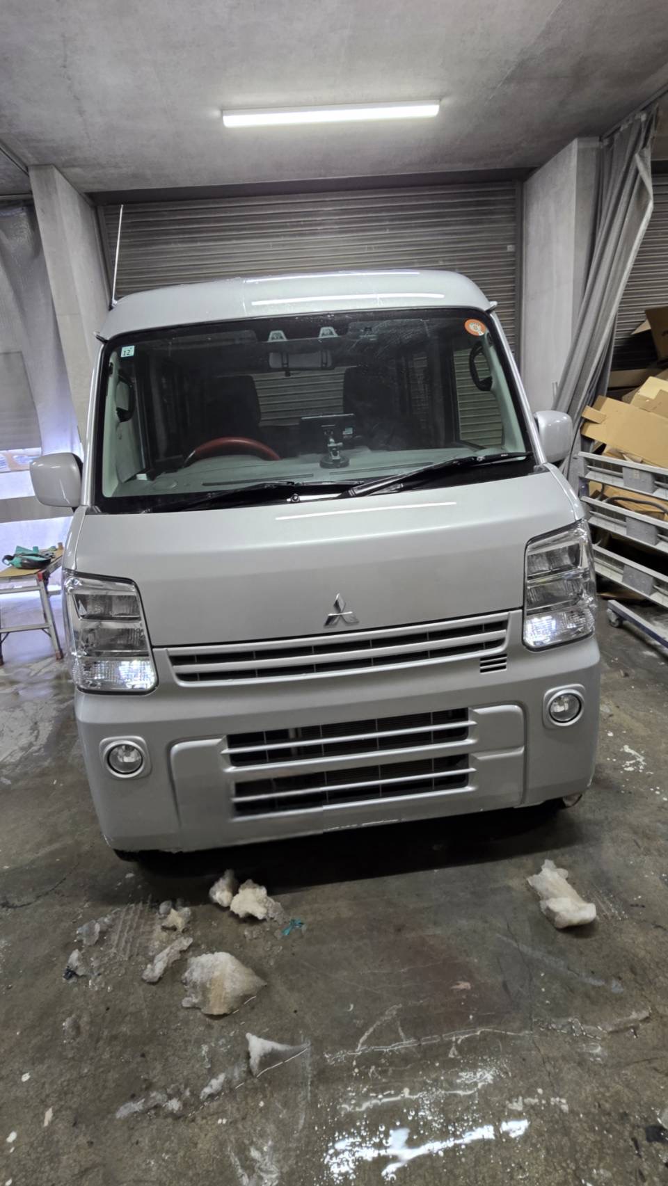 三菱ミニキャブ 線キズ｜ピッカーズ札幌店 – 札幌市の車のキズ・ヘコミ、板金修理専門店