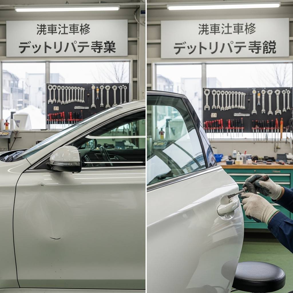 札幌での車のヘコミ修理体験談から学ぶベストな選び方｜ピッカーズ札幌店 – 札幌市の車のキズ・ヘコミ、板金修理専門店