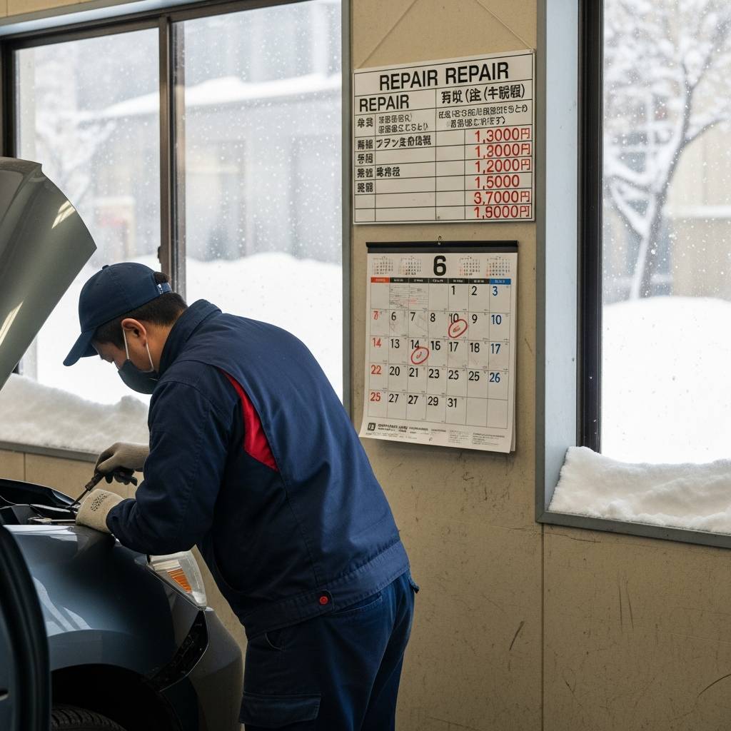札幌ドライバー必見！板金修理相場の季節変動と予約のベストタイミング｜ピッカーズ札幌店 – 札幌市の車のキズ・ヘコミ、板金修理専門店