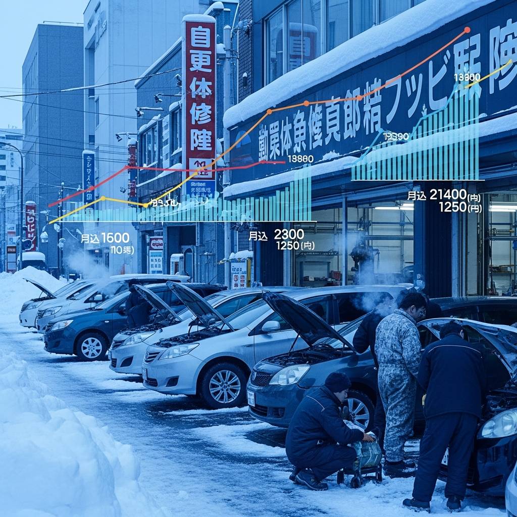 札幌の厳寒期に増える板金修理需要と相場変動を徹底分析｜ピッカーズ札幌店 – 札幌市の車のキズ・ヘコミ、板金修理専門店