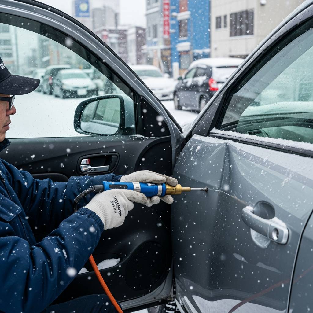 雪国札幌で多発する車のへこみトラブルと最新修理テクニック｜ピッカーズ札幌店 – 札幌市の車のキズ・ヘコミ、板金修理専門店