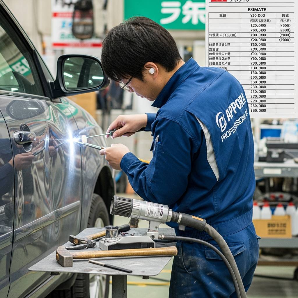札幌の自動車修理のプロが明かす板金修理の適正相場と値切りテクニック