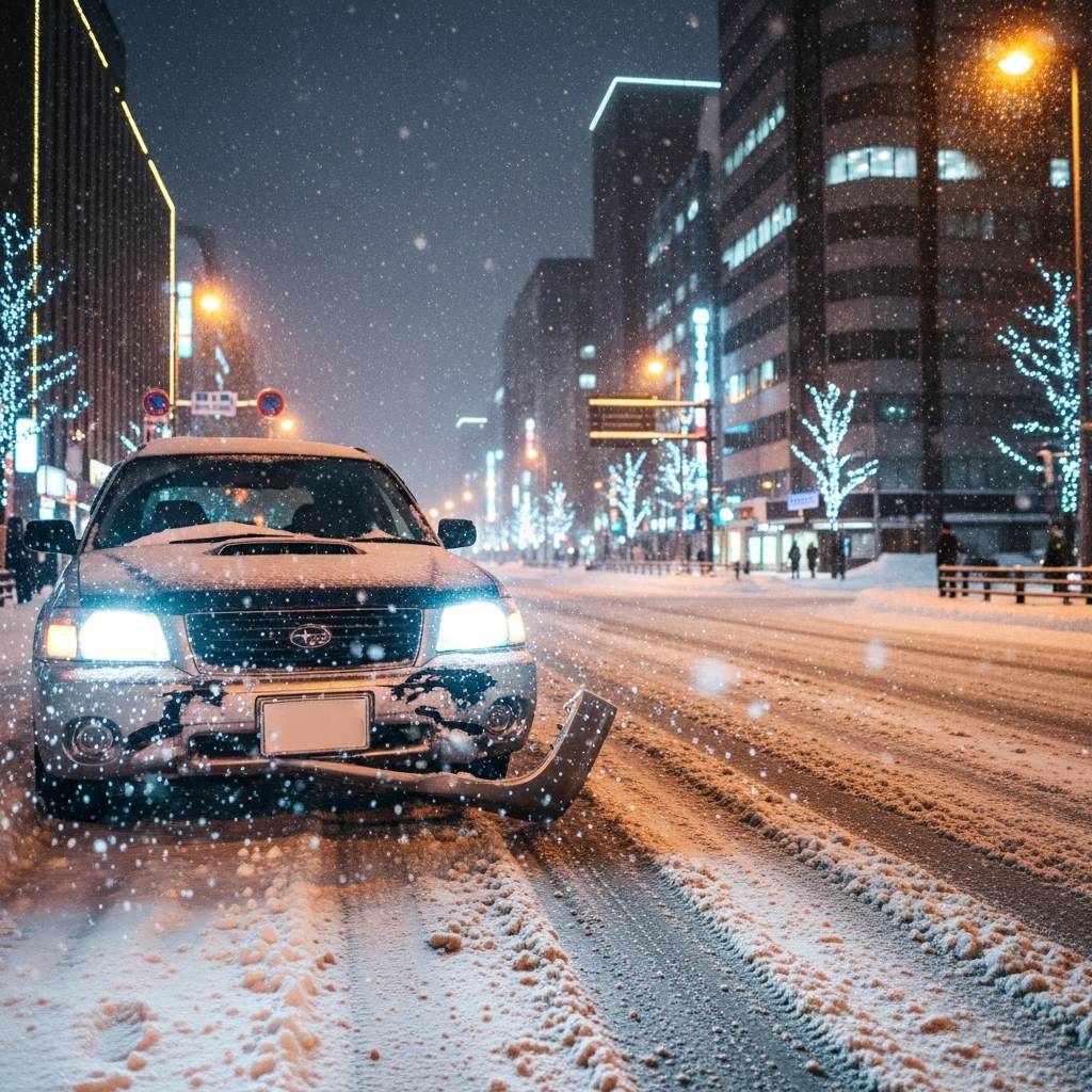 雪道事故急増中！札幌市の板金修理相場と迅速に対応する方法｜ピッカーズ札幌店 – 札幌市の車のキズ・ヘコミ、板金修理専門店