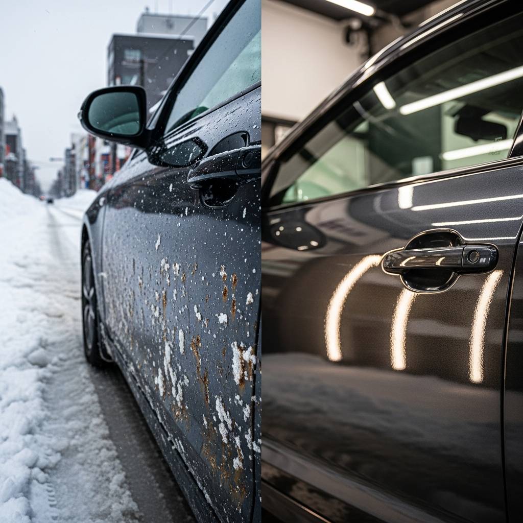 札幌特有の路面状況で傷だらけの車を蘇らせる方法｜ピッカーズ札幌店 – 札幌市の車のキズ・ヘコミ、板金修理専門店