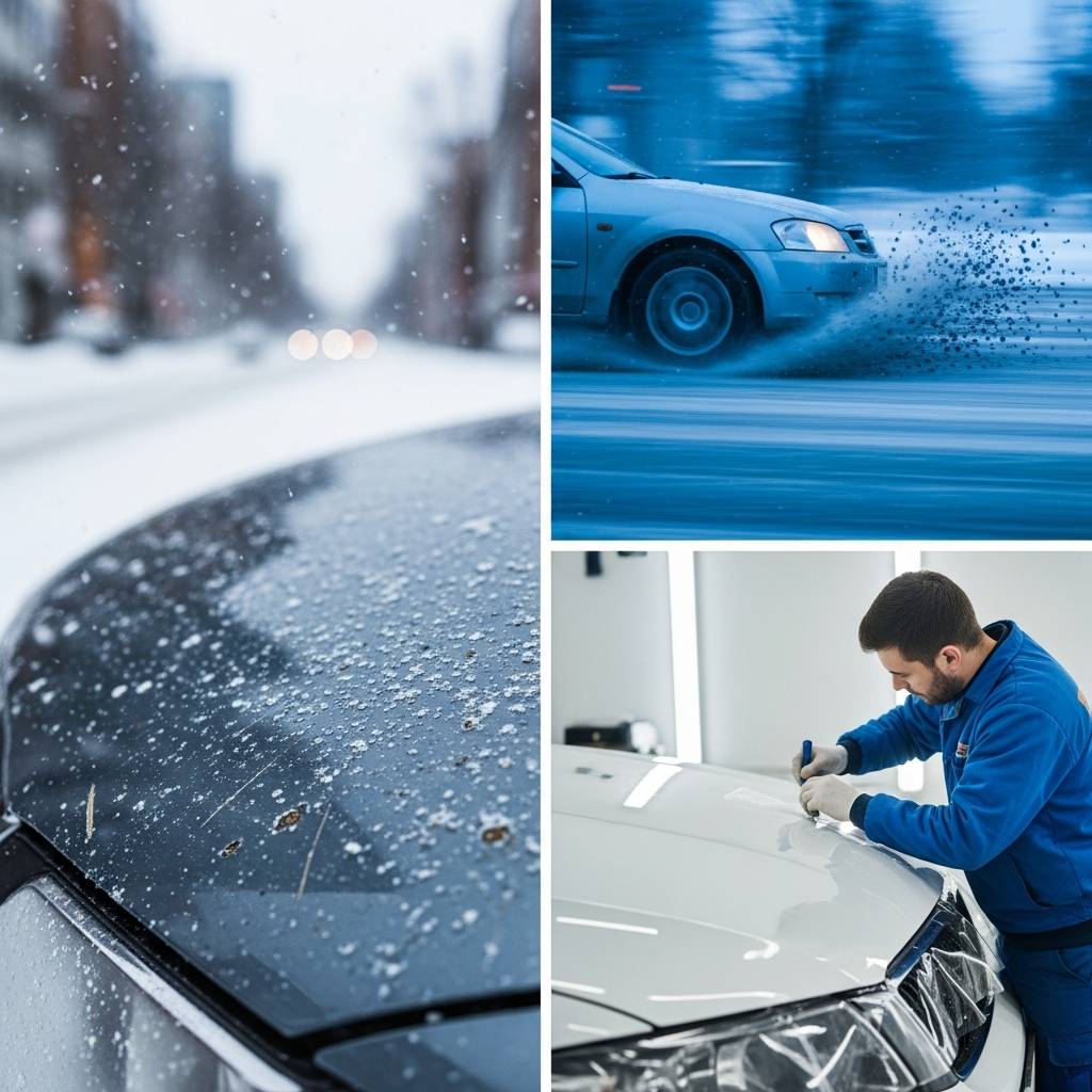 札幌の冬あるある！飛び石によるボンネット傷の対処法と最新予防策｜ピッカーズ札幌店 – 札幌市の車のキズ・ヘコミ、板金修理専門店